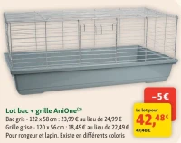 Lot bac + grille AniOne