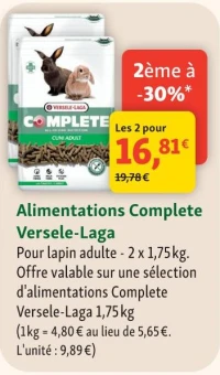 Alimentations Complete Versele-Laga
