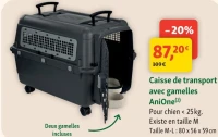Caisse de transport avec gamelles AniOne(2)