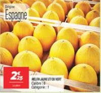 Melon jaune et/ou vert