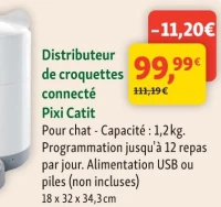 Distributeur de croquettes connecté Pixi Catit