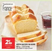 Brioche nanterre pur beurre 