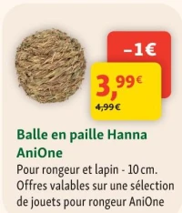 Balle en paille Hanna AniOne
