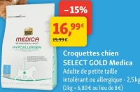 Croquettes chien SELECT GOLD Medica