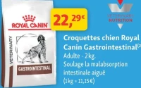 Croquettes chien Royal Canin Gastrointestinal