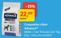 Croquettes chien Advance
