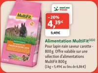 Alimentation MultiFit