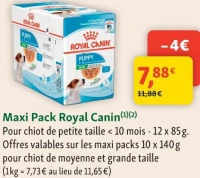 Maxi Pack Royal Canin Pour chiot de petite taille < 10 mois - 12 x 85 g