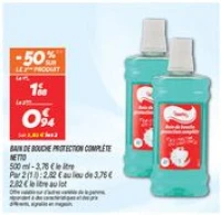 Bain de bouche protection complète