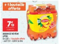 Boisson au thé pêche