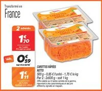 Carottes râpées 