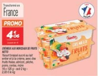 Crémeux aux morceaux de fruits 