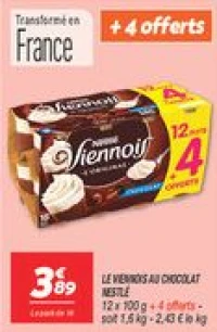 Le viennois au chocolat 
