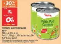 Petits pois carottes extra-fins