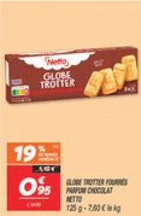 Globe trotter fourrés parfum chocolat