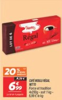Café moulu régal 