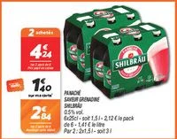 Panaché saveur grenadine 