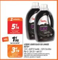 Lessive liquide black x30 lavages