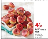 PECHE BLANCHE PLATE