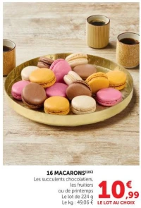 16 MACARONS