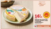 MUNSTER AOP "SÉLECTION AFFINAGE CRÉMIER" AFFINÉ À L'ANCIENNE MAISON DODIN(2) Au lait pasteurisé