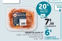 CREVETTE CUITE U