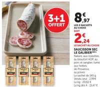 SAUCISSON SEC LE GALIBIER