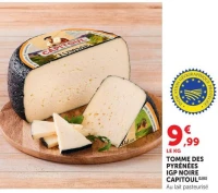 TOMME DES PYRÉNÉES IGP NOIRE CAPITOUL