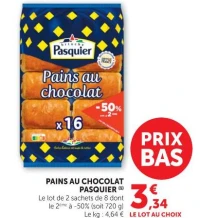 PAINS AU CHOCOLAT PASQUIER