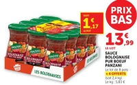 SAUCE BOLOGNAISE PUR BOEUF PANZANI