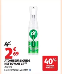ATOMISEUR LIQUIDE NETTOYANT CIF