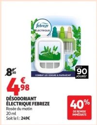 DÉSODORIANT ÉLECTRIQUE FEBREZE