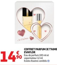 COFFRET PARFUM JE T'AIME EVAFLOR