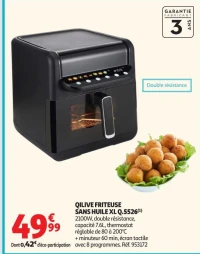 QILIVE FRITEUSE SANS HUILE XL Q.5526