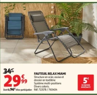 FAUTEUIL RELAX MIAMI