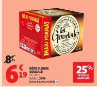 BIÈRE BLONDE GOUDALE