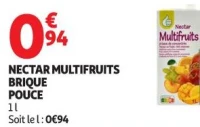 NECTAR MULTIFRUITS BRIQUE POUCE