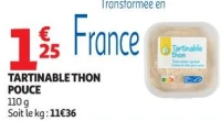 TARTINABLE THON POUCE