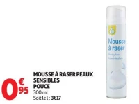 MOUSSE À RASER PEAUX SENSIBLES POUCE 300 ml