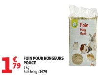 FOIN POUR RONGEURS POUCE 1 kg
