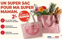Sac en fibre textile recyclée et recyclable