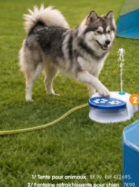 Chilli Paws Fontaine rafraichissante pour chien
