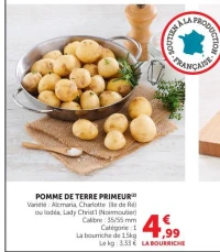 POMME DE TERRE PRIMEUR