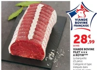 VIANDE BOVINE FILET A ROTIR
