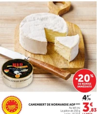 CAMEMBERT DE NORMANDIE AOP