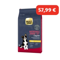 SELECT GOLD Complete Croquettes Chiot Medium Poulet 12 kg