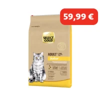 SELECT GOLD Indoor Croquettes Chat Adulte Volaille & riz 7 kg