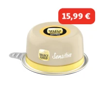 SELECT GOLD Sensitive Dômes de Nourriture Humide Chien Senior Poulet et riz 10x125 g