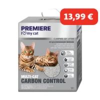 PREMIERE Litière agglomérante Carbon Control 10 l