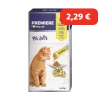 PREMIERE MyJelly 6 x 15 g Huhn, Käse & Katzengras